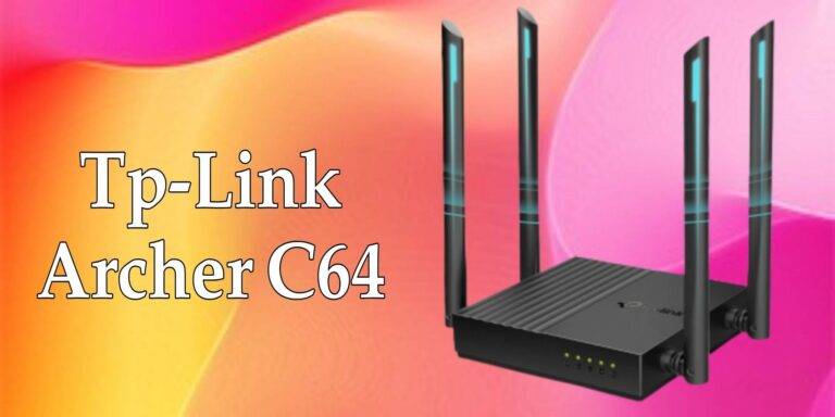 روتر بي سيم دوباند گیگابیتی AC1200 تی پی لينک مدل Archer C64