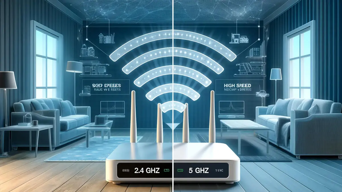 مقایسه باند 2.4 گیگاهرتز و 5 گیگاهرتز