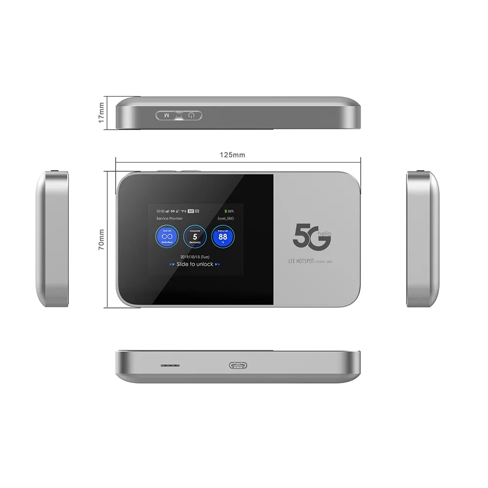 مودم همراه جیبی CHANEVE 5G MiFi Mobile Pocket