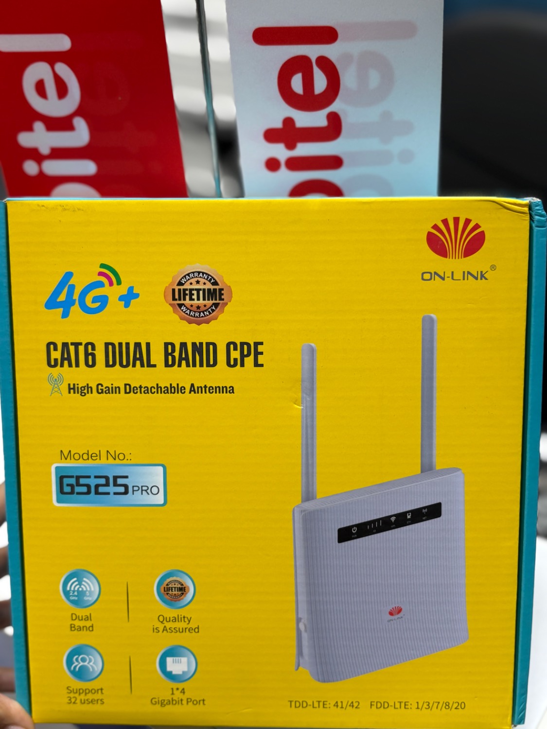 شکل ظاهری مودم G525 Pro