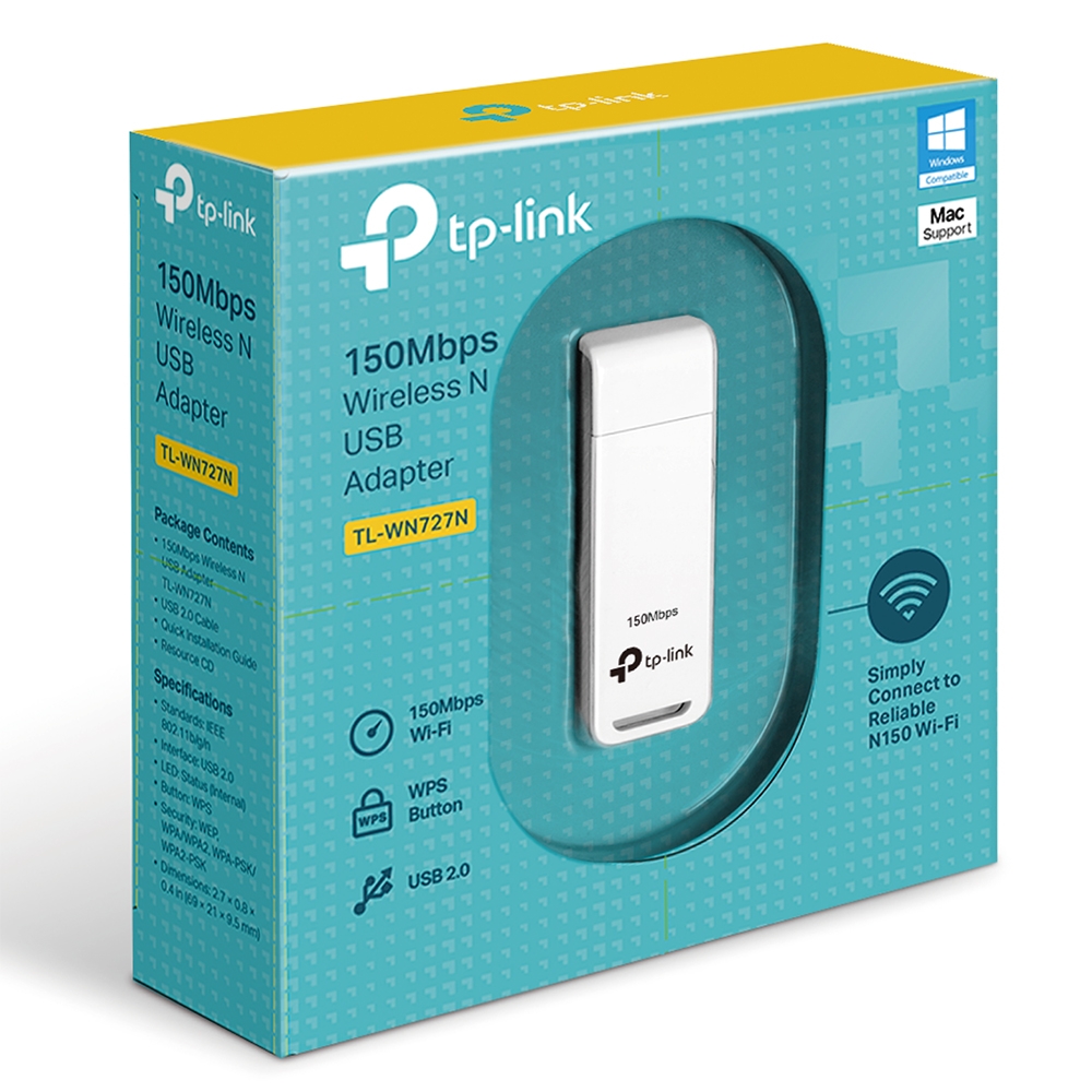 کارت شبکه بی‌سیم تی پی لینک مدل TP-Link TL-WN727N