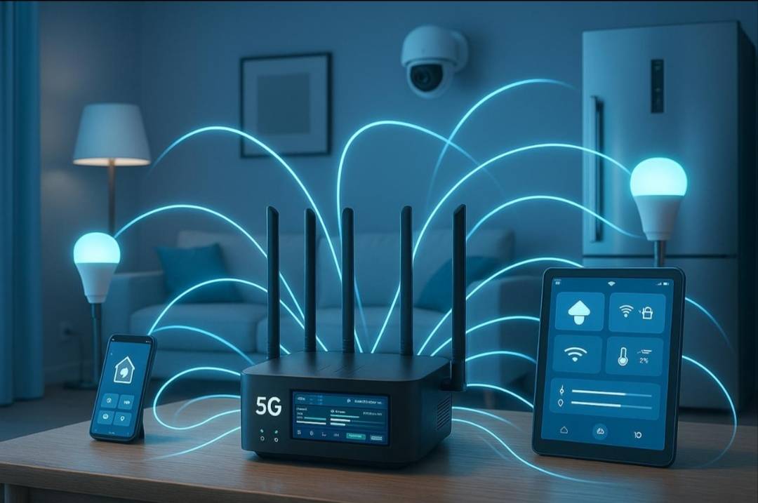 مودم 5G مجهز به هوش مصنوعی چیست؟ AI چگونه سرعت، پینگ و کیفیت اینترنت را بهتر میکند؟